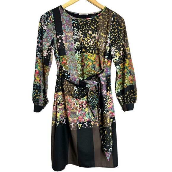 Anthropologie Lavand Long Sleeve Floral Dress sz XS - Picture 4 of 8